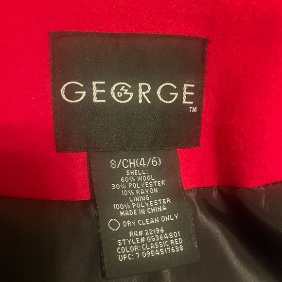 GEORGE brand, stunning red coat in size small ❤️ - Picture 8 of 8